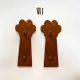 Handcrafted Acacia Wood Tiger Paw Handle Pair